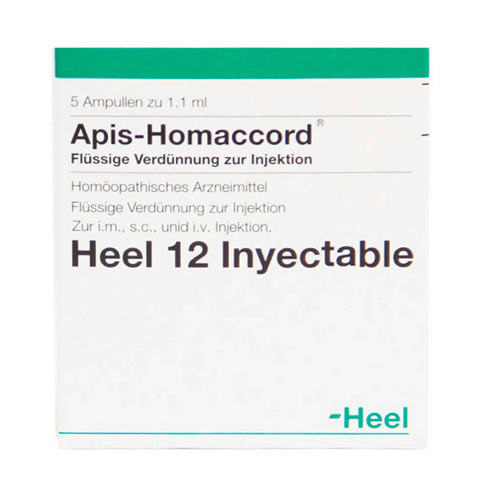 Apis homaccord caja x 5 Farmacia Homeopática