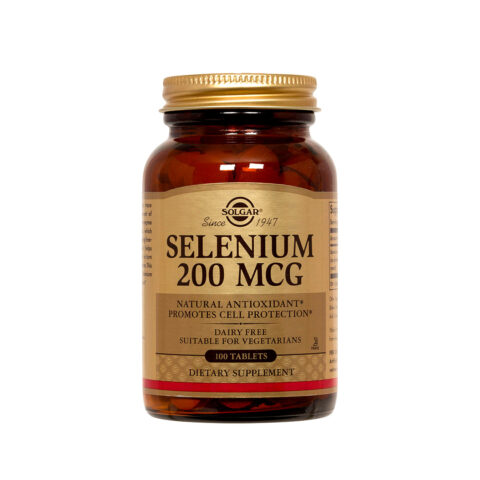 Selenium 200 Mg 100 Tabletas Solgar