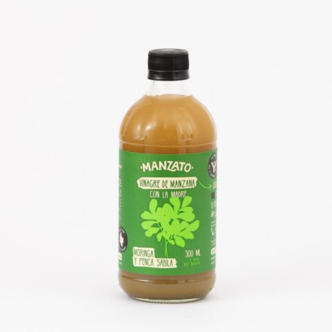 VINAGRE DE MANZANA CON MORINGA Y PENCA DE SABILA