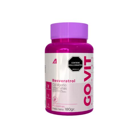 Gomas Resveratrol Colágeno Vitaminas Por 60 Unidades