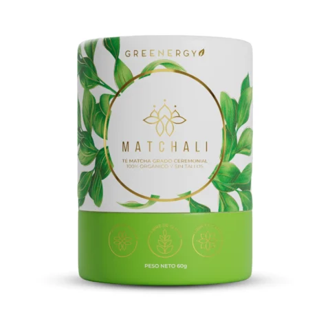 Té Matcha Clásico Grado Ceremonial 100% Orgánico Y Sin Tallos 60G