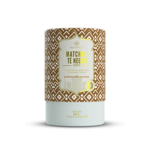 Té Matcha Con Té Negro, Jengibre, Canela, Flor De Jamaica Y Espirulina 60G