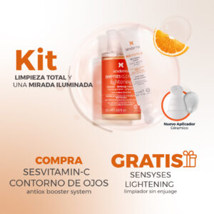 Promo Sesvitamin C contorno de ojos + Sensyses Lightening