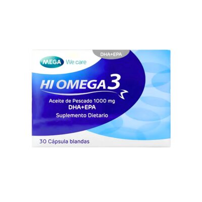 Omega 3 1000 mg Cápsula blanda Caja x 30