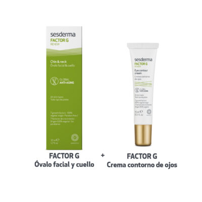 Sesderma Promo Factor G Óvalo facial y cuello+Crema contorno de ojos